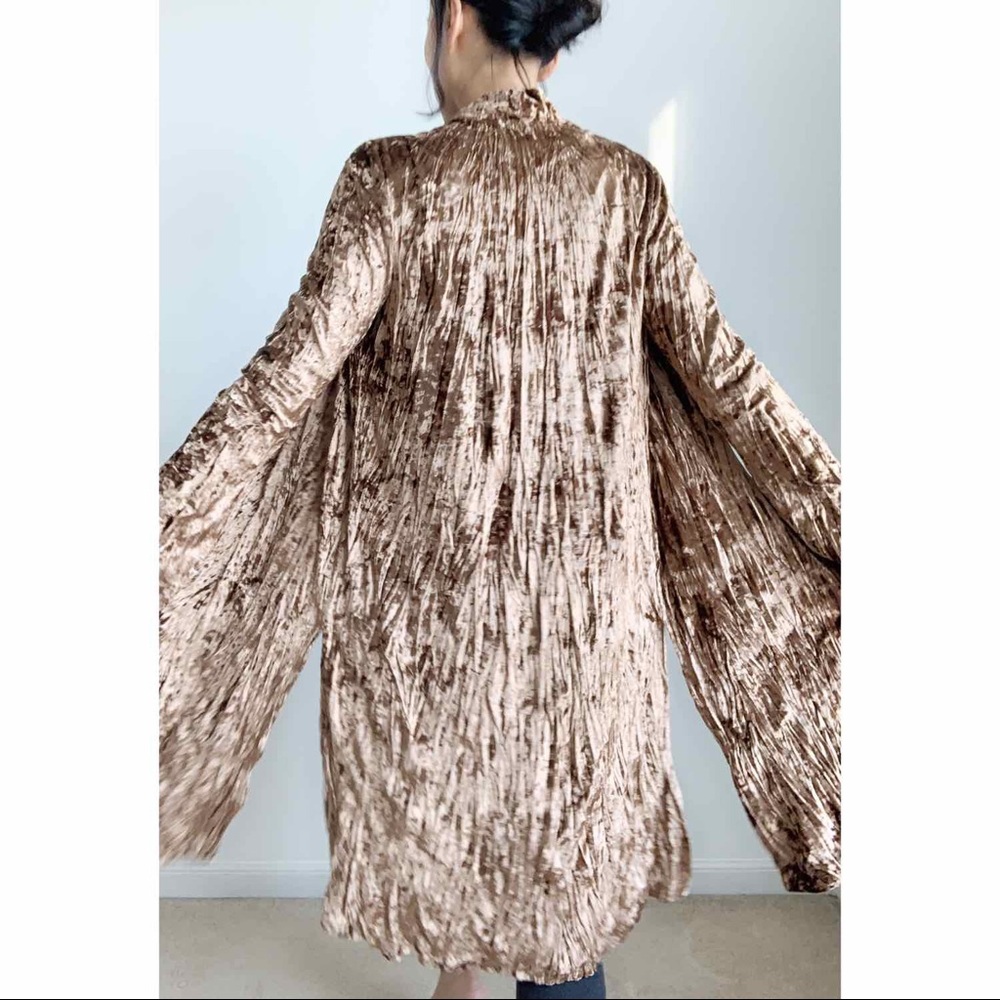 ! LAST 2! Copper Velvet Long Duster - Picture 5 of 8